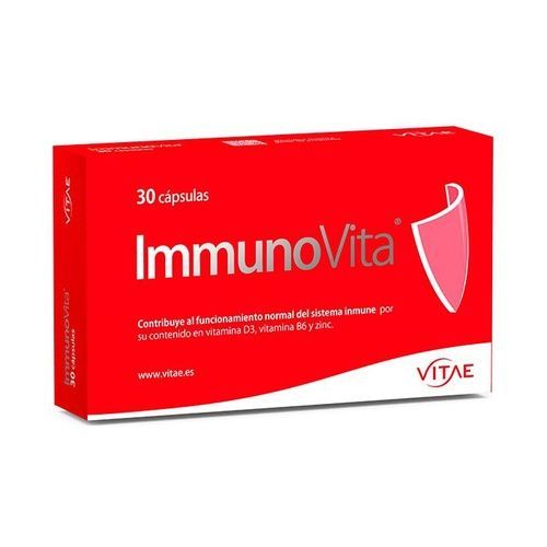 ImmunoVita – Vitae en cápsulas, 30 unidades. Suplemento formulado con beta-glucanos para fortalecer el sistema inmunológico y mejorar las defensas naturales del cuerpo. Ideal para mantener la salud inmunológica