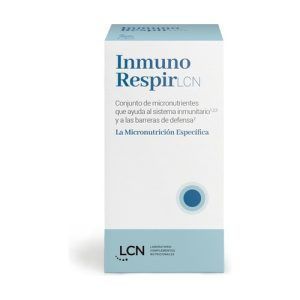 LCN Inmuno Respir, 90 cápsulas, es un suplemento diseñado para apoyar el sistema inmunitario y la salud respiratoria. Contiene ingredientes que fortalecen la defensa natural del organismo y ayudan a mantener una función respiratoria óptima