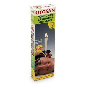 Conos para Oídos con Própolis Otosan, 2 unidades. Diseñados para la higiene y cuidado natural de los oídos, aprovechando las propiedades del própolis para mantener una limpieza óptima y un bienestar auditivo seguro.