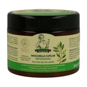 Mascarilla Capilar Reparadora Oma Gertrude en envase de 300 ml, una mascarilla nutritiva que repara y revitaliza el cabello dañado, dejándolo suave y manejable.