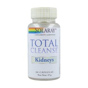 Total Cleanse Kidney de Solaray, un suplemento formulado para apoyar la función renal y promover la salud de los riñones