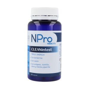 NPro Cleanintest 60 cápsulas es un suplemento formulado por NPro para apoyar el sistema gastrointestinal. Contiene ingredientes naturales que favorecen la detoxificación y la depuración del organismo, contribuyendo a una salud digestiva óptima