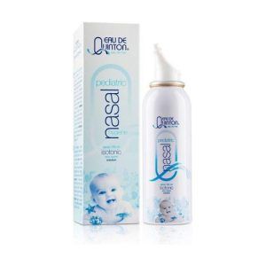 Spray Higiene Nasal Pediatric Quinton de 100 ml, formulado específicamente para la higiene nasal de los niños con agua de mar isotónica