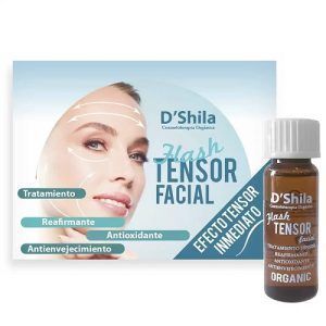 Flash Tensor Facial - Efecto Inmediato Dshila, un tratamiento rápido para un efecto lifting instantáneo en la piel.