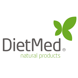 Logo de Dietmed. Marca especializada en suplementos nutricionales y productos para la salud.