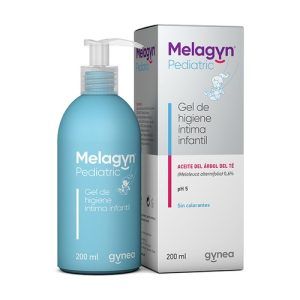 Gel para higiene íntima Melagyn de 200 ml. Este gel está formulado para la limpieza suave y eficaz de la zona íntima femenina, ayudando a mantener el equilibrio del pH y proporcionando una sensación de frescura y confort. Ideal para el cuidado diario, su fórmula respetuosa con la piel está diseñada para prevenir irritaciones y mantener la salud íntima.