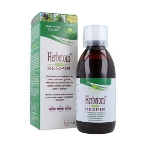 Herbetom 2 Pulm Respir Bioserum, 250 ml, es un suplemento líquido diseñado para apoyar la salud respiratoria. Su fórmula incluye ingredientes naturales que ayudan a mantener la función pulmonar y respiratoria