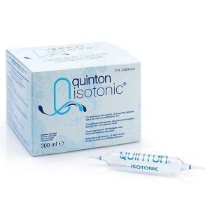 Quinton Isotonic 30 Ampollas de 10 ml - Solución isotónica de agua de mar para favorecer la hidratación celular y el equilibrio mineral del organismo. Ideal para el bienestar y la salud general.