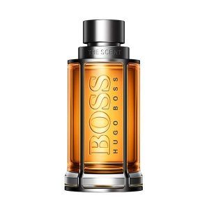 Boss The Scent de Hugo Boss en envase de 50 ml, una fragancia masculina intensa y seductora con notas especiadas y amaderadas, presentada en un frasco elegante con un diseño moderno y distintivo.