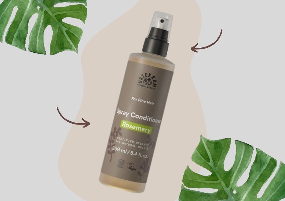 Imagen del Acondicionador de Romero de Urtekram, destacando sus beneficios para el cuidado del cabello. Este acondicionador, enriquecido con extracto de romero, está formulado para nutrir y revitalizar el cabello, mejorando su textura y brillo. La imagen muestra el envase del producto, resaltando su papel en el acondicionamiento y fortalecimiento del cabello.