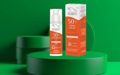 Crema Solar Facial SPF50 Biarritz Protección Natural