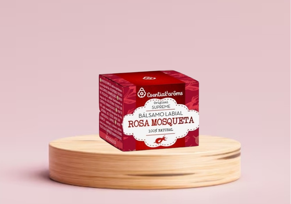 Bálsamo Labial Rosa Mosqueta Esential Aroms